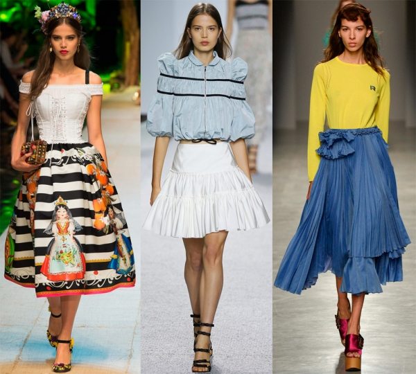 Модные юбки весна-лето 2017 – все модные тенденции