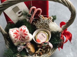новогодние корзины
