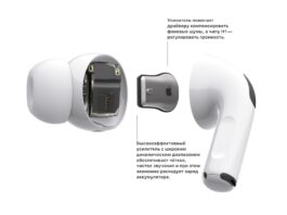 Изолирующие беспроводные наушники Apple AirPods Pro