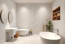 Керамогранит для ванной: как выбрать, уложить и ухаживать, чтобы он служил долго и выглядел стильно