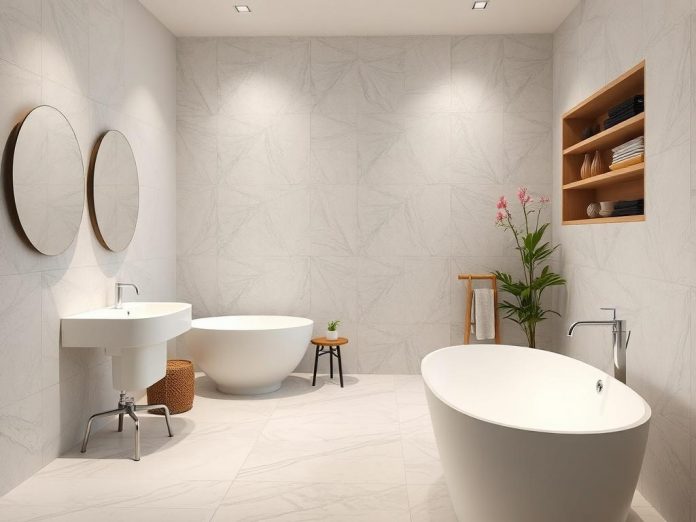 Керамогранит для ванной: как выбрать, уложить и ухаживать, чтобы он служил долго и выглядел стильно