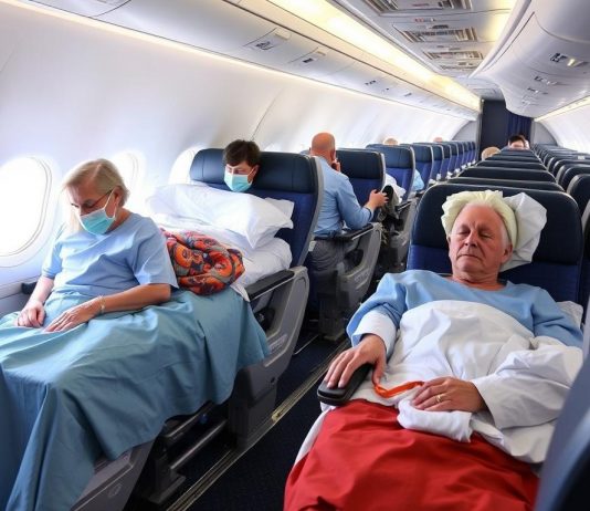На крыльях заботы: как перевозят лежачих больных в самолёте — от подготовки до посадки